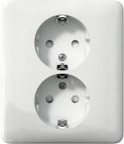 Wall socket 2-way Primo-design