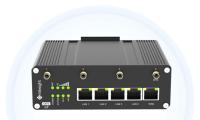 5G Router med WiFi, GPS, PoE 5p Switch, UR755GP