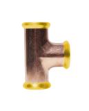 T-connector 3-socket A-press Type M copper Gas, a-collection