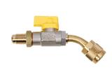 45° Ball Valves for Refrigerant Hoses