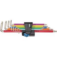 Vinkelnyckelsats Wera 3967/9 TX SXL Multicolour