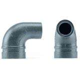 End bend 90º Groove/Thread for sprinkler head, Galvanized