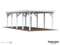 Carport enkel, Karl, 23,1 m²