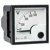 Analog voltmeter 0-500V för direktmätning RQ