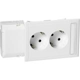 Master socket CYB-PS, 2-way with terminal and rating window