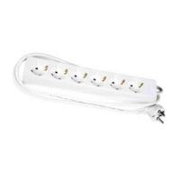 Power strip 6-way lead and attachment plug 1.5m