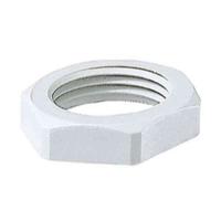 Counterhold nut Polyamide, PG thread light grey RAL7035, Rutab