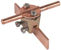 Saddle clamp RD8-10 mm copper