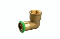 Bend 90°, 1 socket/internal thread Type M Copper, a-collection