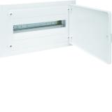 Enclosure with white door. Gulf plastic, recessed with door, IP30, incl. accessories