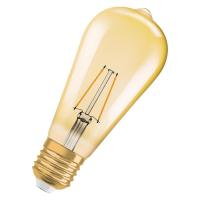 LED-lampa Vintage 1906 Edison Guld, ej dimbar