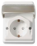 Wall socket surface-mounted Admiral IP44