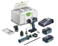 Slagborr/skruvdragare Festool QUADRIVE TPC 18/4 5,0/4,0 I-Set