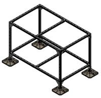 Roof stand tube larger kit, Ergofast