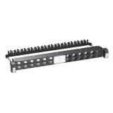 Patchpanel 19" vinklad 1HE för 24 st RJ45 S-One DPM