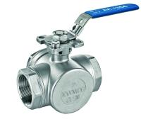 3-way ball valve L-bored AVi 1354, a-collection