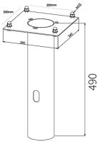 Adapter 118 för betongfundament 108/xxx