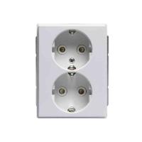 Wall outlet 2-way grounded outlet inpress Impressivo