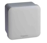 Junction box IP55 click cover grey, Schneider