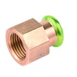 Transition sleeve brass with internal thread Type M Copper, a-collection