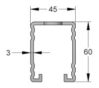 Skena EF Stex 45/60, MEFA