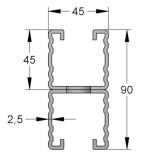 Skena EF Stex 45/90, MEFA