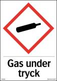 Chemical labeling SIGNS “gas container"
