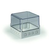 Kapsling Cubo S, med transparent lock