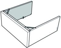 Upper cabinet for F-730, F-750, F-110 and FLM, Nibe