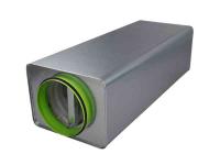 Rectangular Silencer with Circular Conn. CLA-A, Swegon