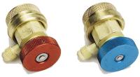Service couplings for AC-system in cars R134a