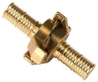 Pressure hose coupling of brass
