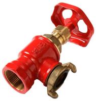 Brass fire hydrant valves, simple, angled SS 1458