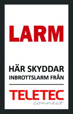 LARMSKYLT SJÄLVHÄFTANDE 47x73 111851