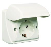 Wall socket surface-mounted Admiral IP44