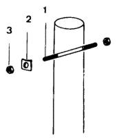 EBR 0038 Mounting component stud bolt