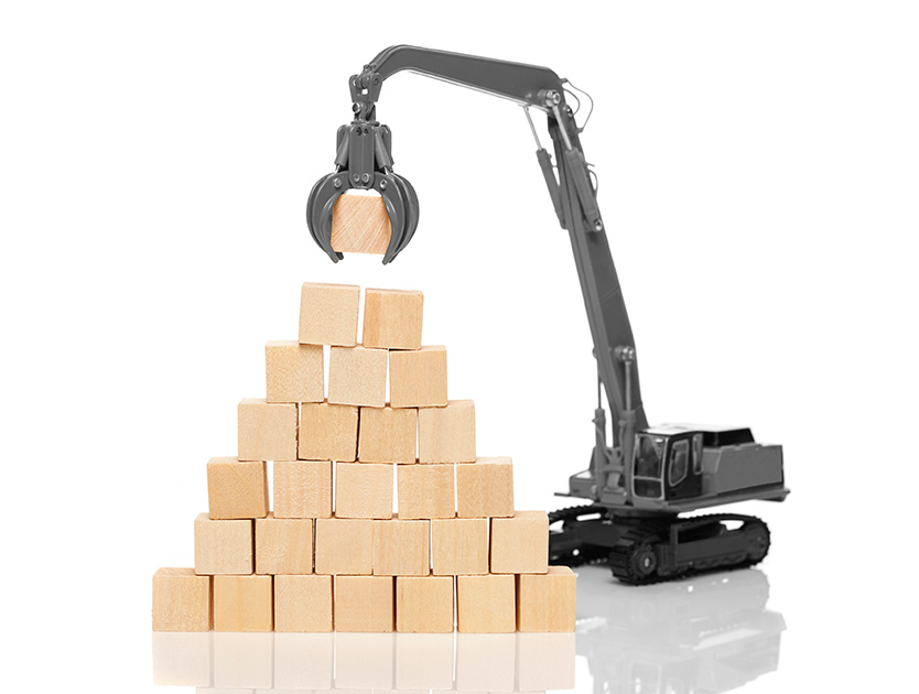 Building blocks construction logistics Ahlsell